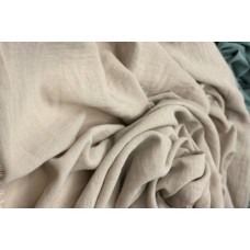 Плательная ткань Аделина жатка Бежевая